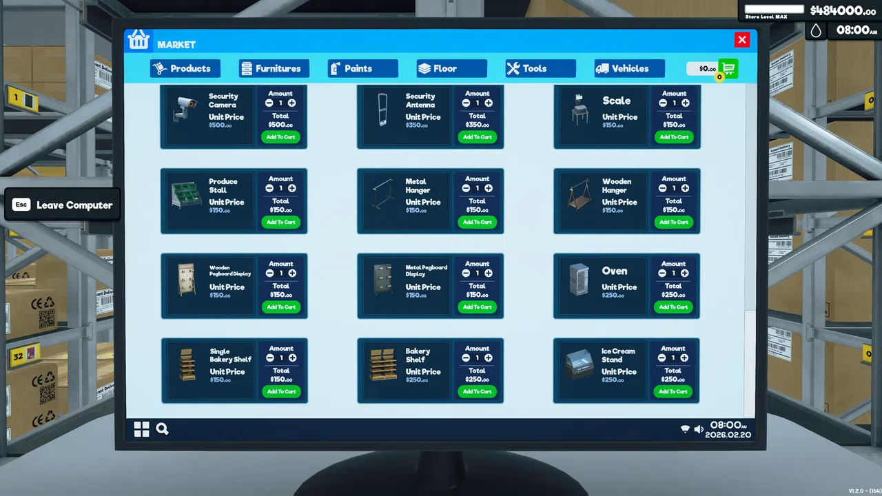 Supermarket Simulator - Hardware DLC Screenshot 4
