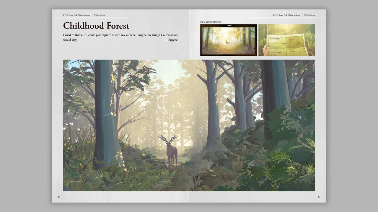 OPUS: Prism Peak - Official Artbook Screenshot 2