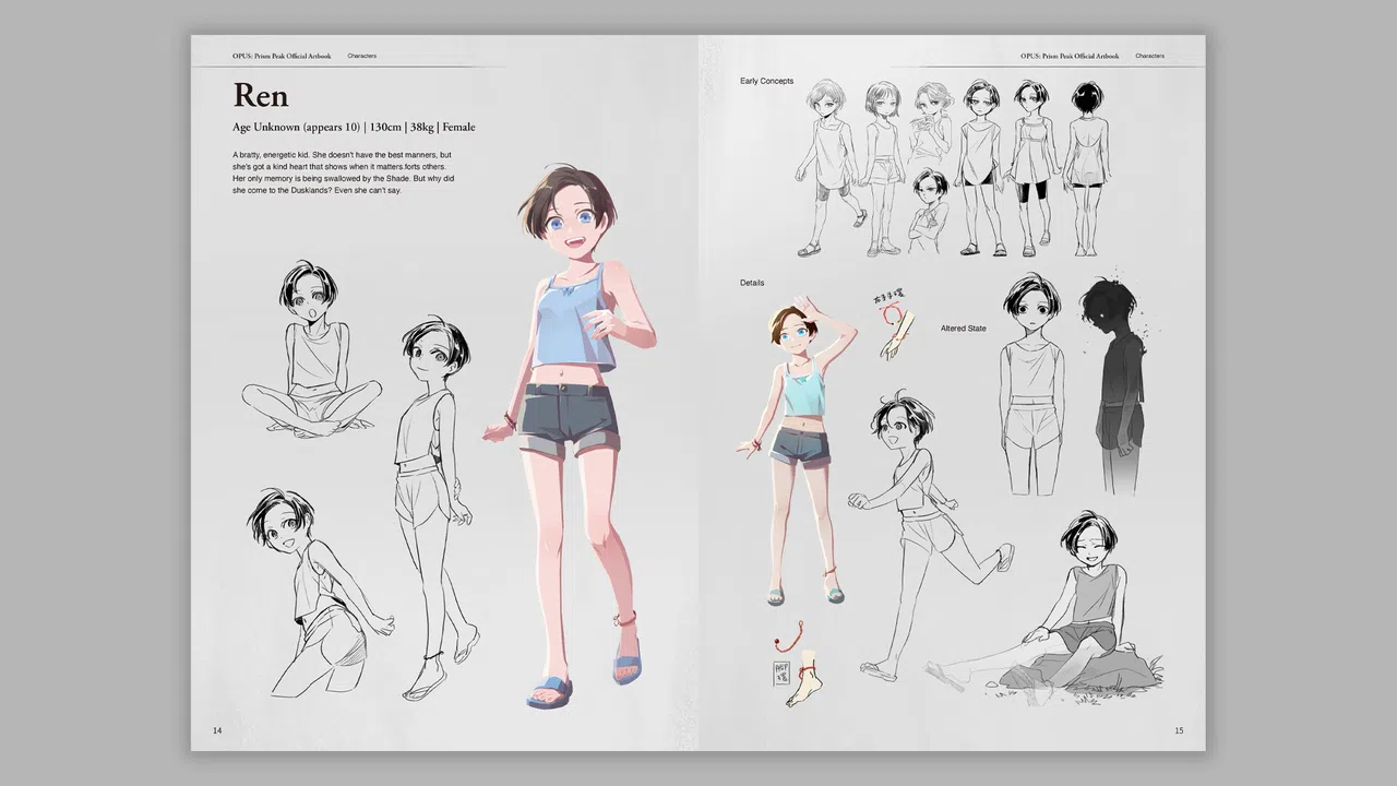 OPUS: Prism Peak - Official Artbook Screenshot 0