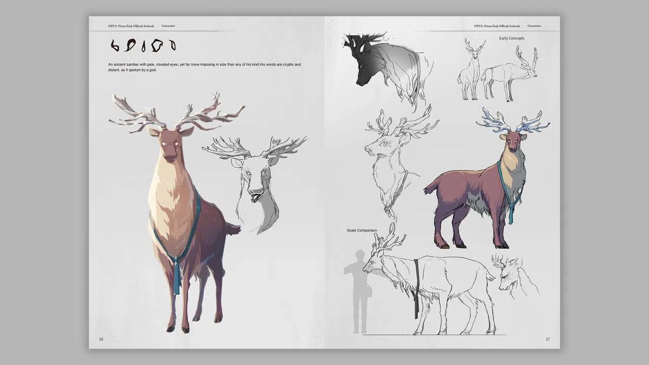 OPUS: Prism Peak - Official Artbook Screenshot 1