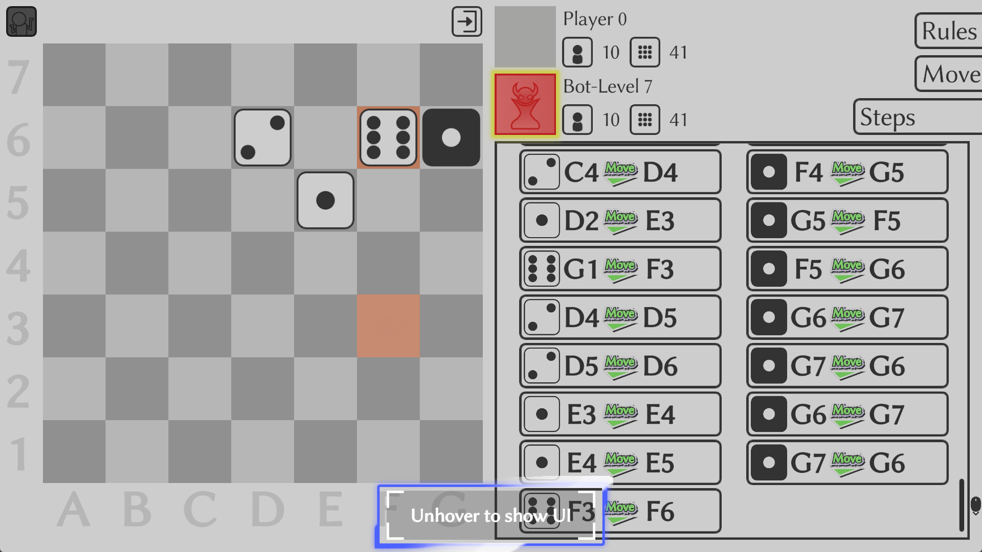 Dice chess Screenshot 2
