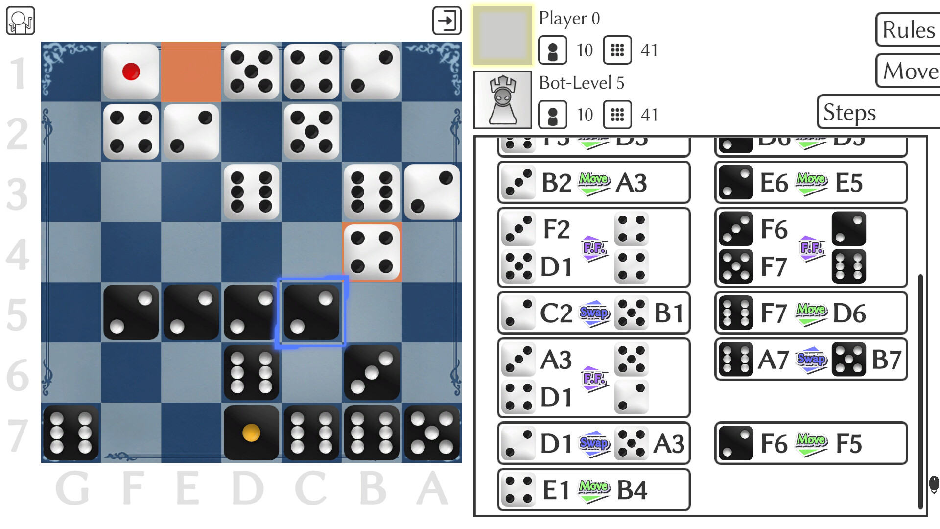 Dice chess Screenshot 1