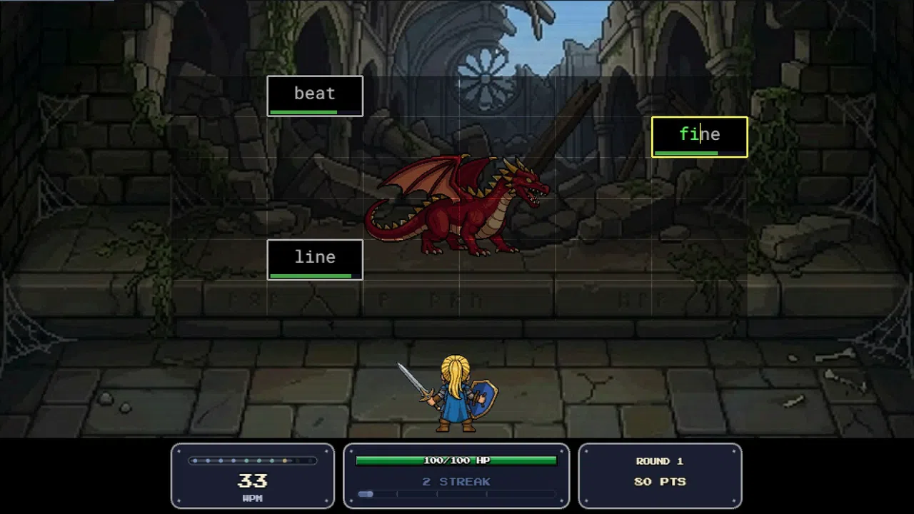 Keeb Quest: Typing Battles Screenshot 3