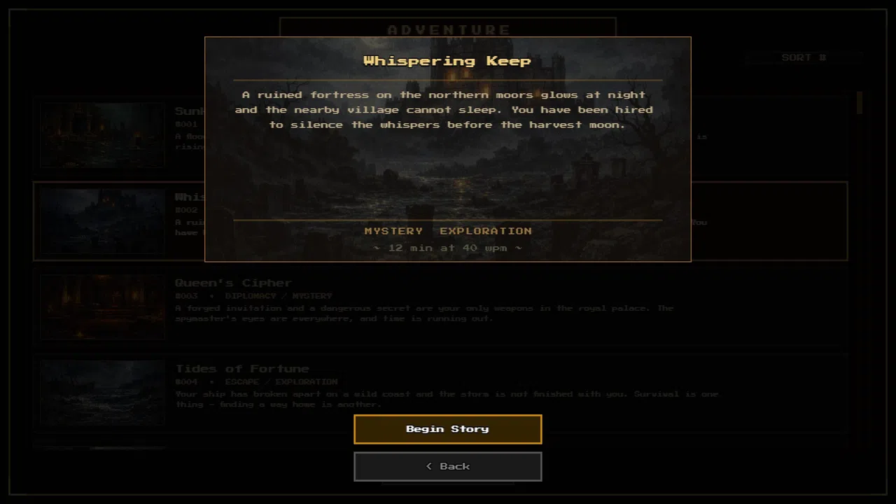 Keeb Quest: Typing Battles Screenshot 4