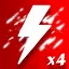 In a Flash x4 icon