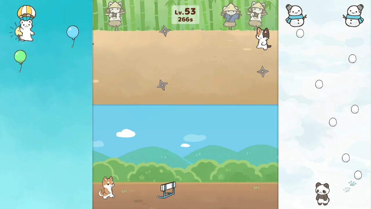 Animal Tenya Wanya: Cute Multitasking Screenshot 1