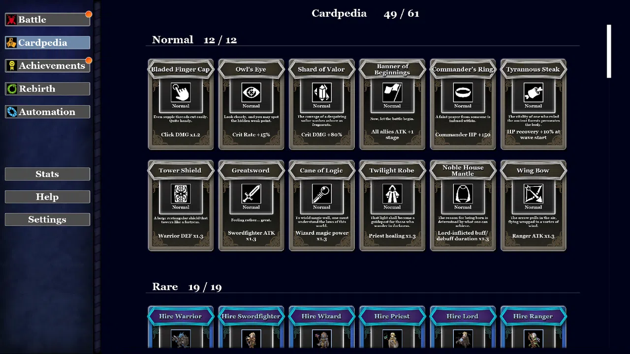Clicker Tactics: Memorian Screenshot 4
