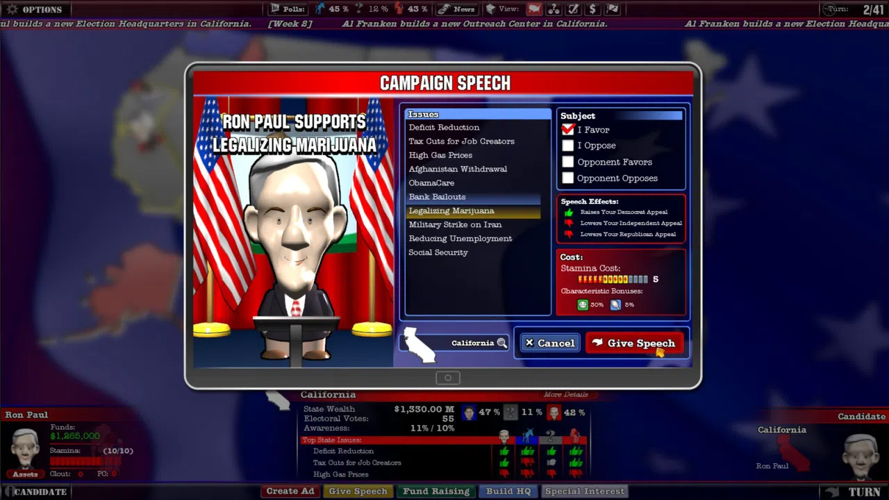The Political Machine Screenshot 6