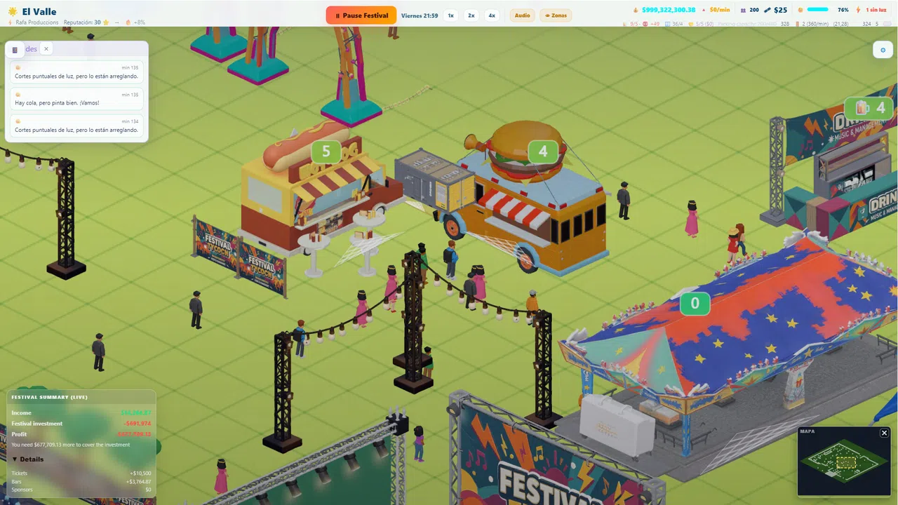 SoundFest: Music Festival Manager Screenshot 7