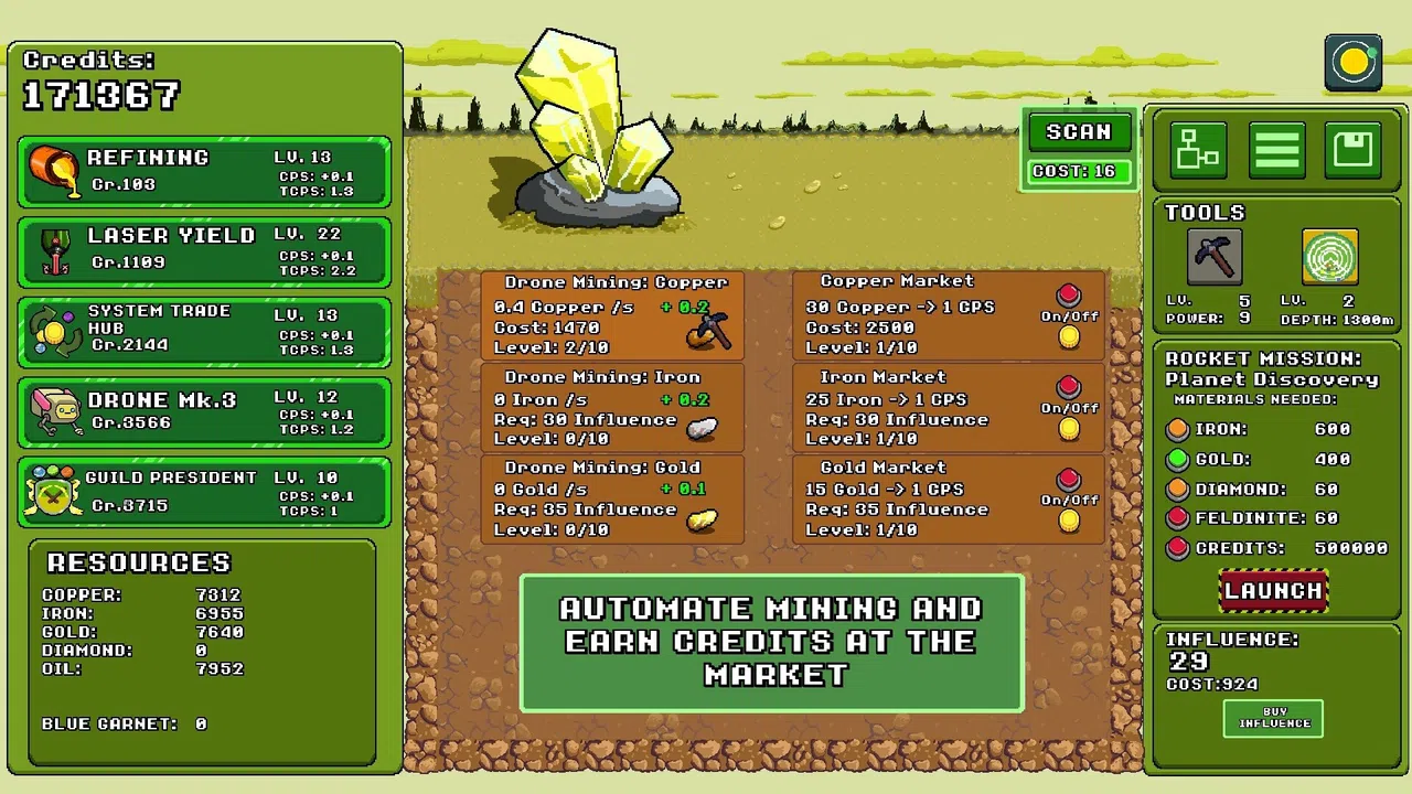 Exofinity Clicker Demo Screenshot 4