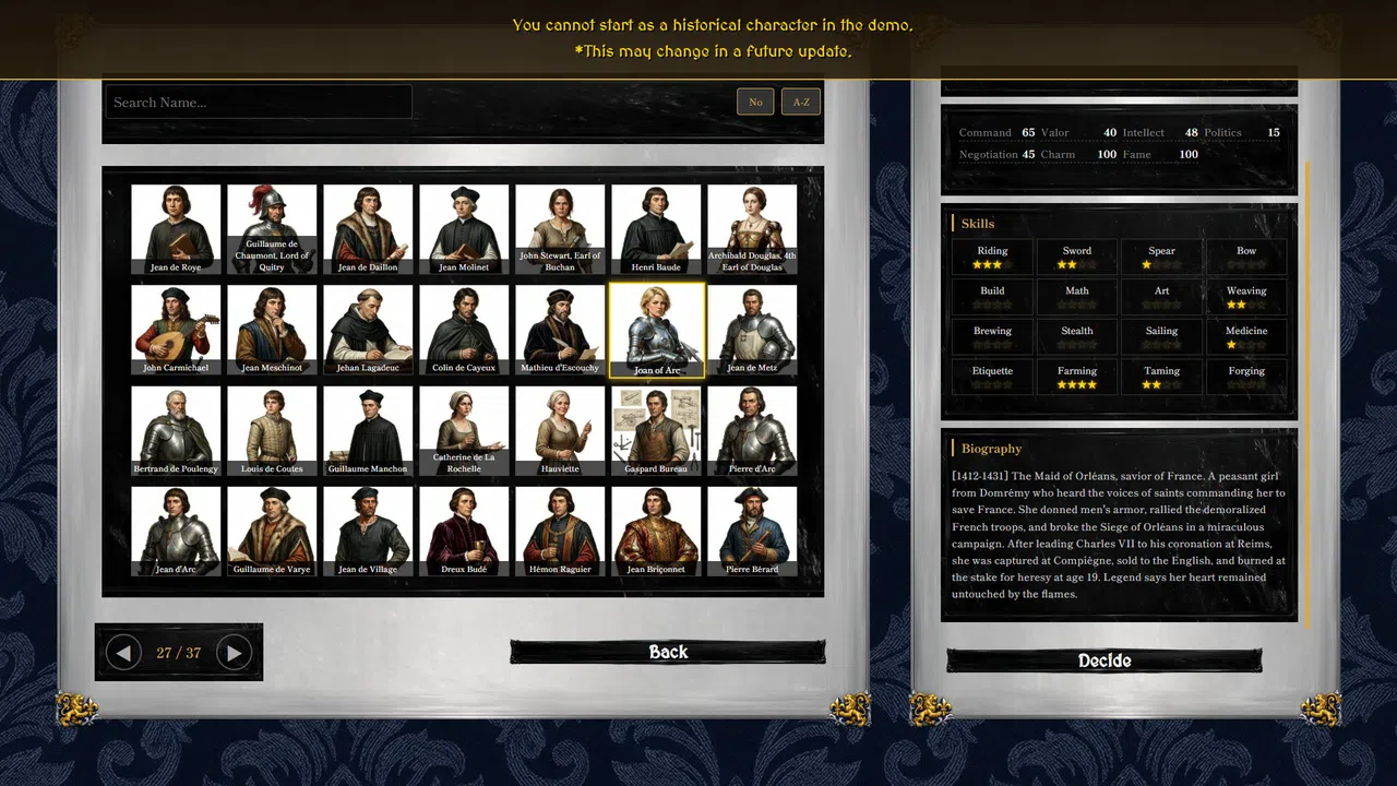 Crown & Coin: The Hundred Years（百年戦争） Demo Screenshot 2