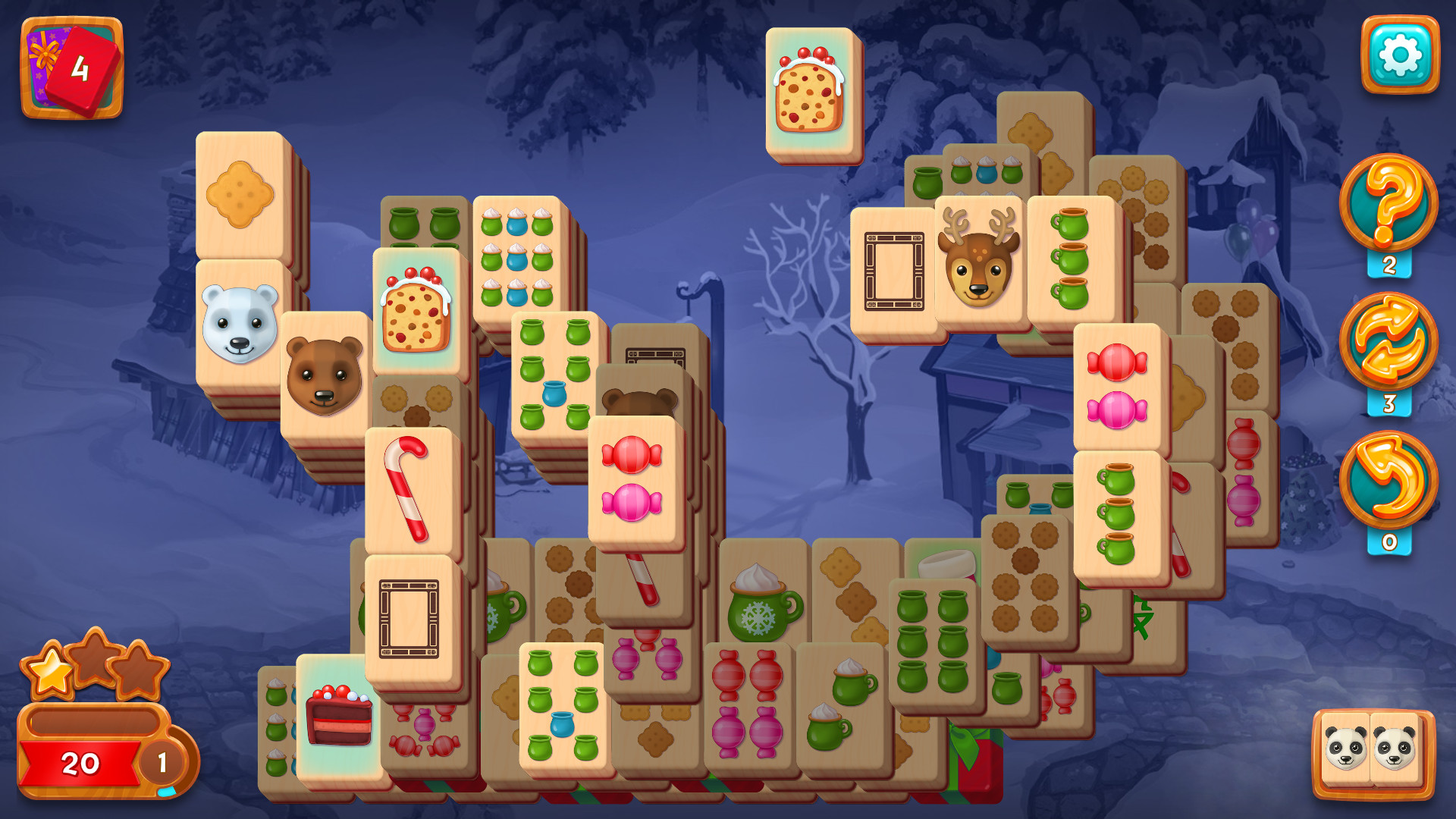 Mahjong Fest: Winterland Screenshot 3