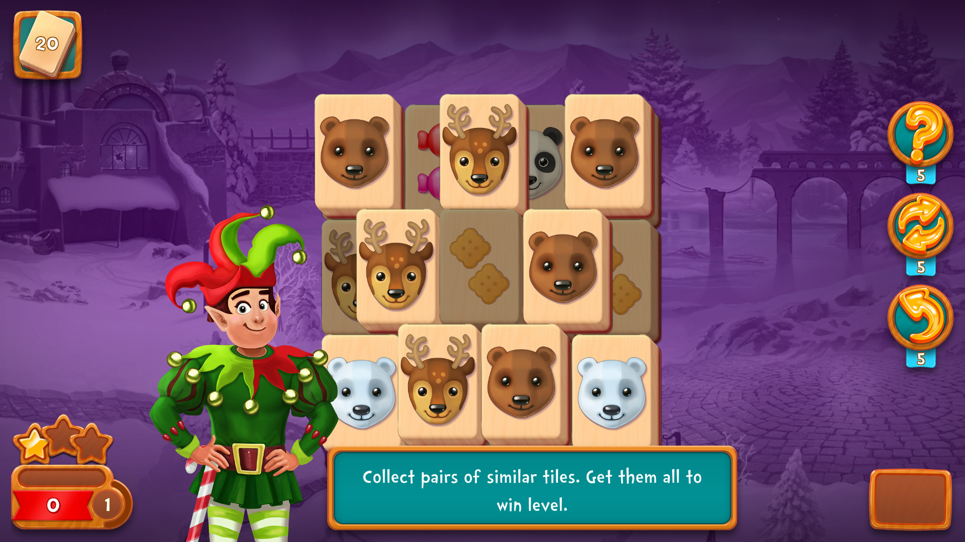 Mahjong Fest: Winterland Screenshot 2