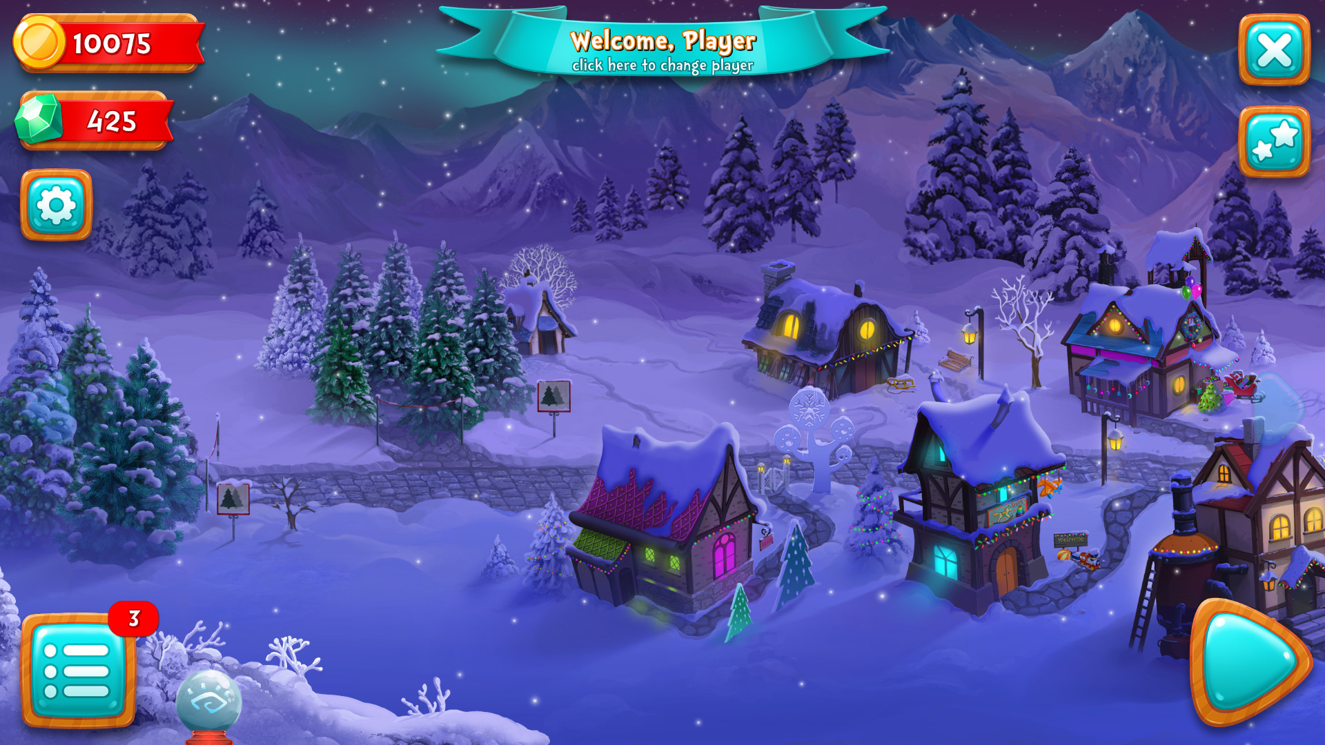Mahjong Fest: Winterland Screenshot 0