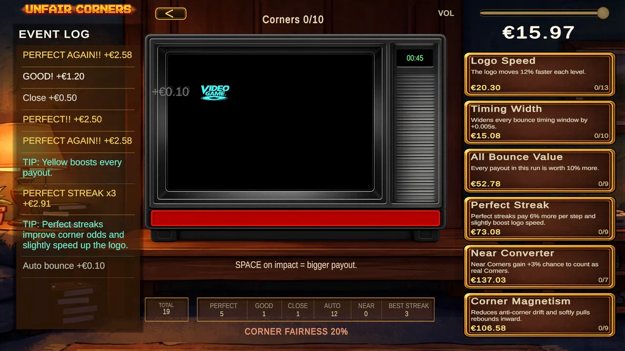 Unfair Corners Screenshot 1