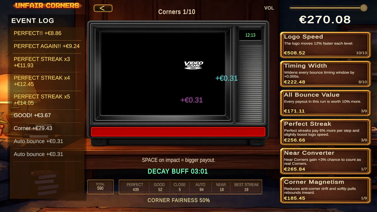 Unfair Corners Screenshot 2