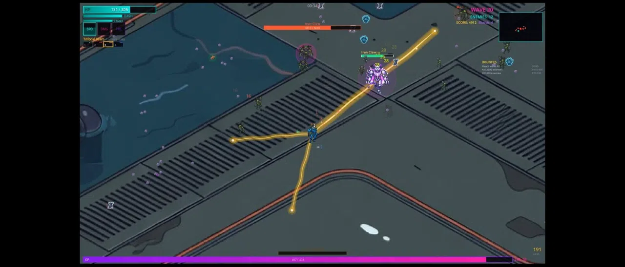 Cyberpunk Neon Survivor Screenshot 7