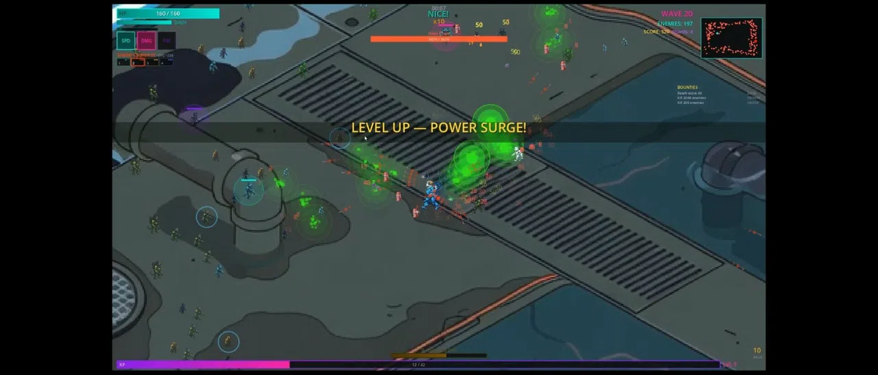 Cyberpunk Neon Survivor Screenshot 11