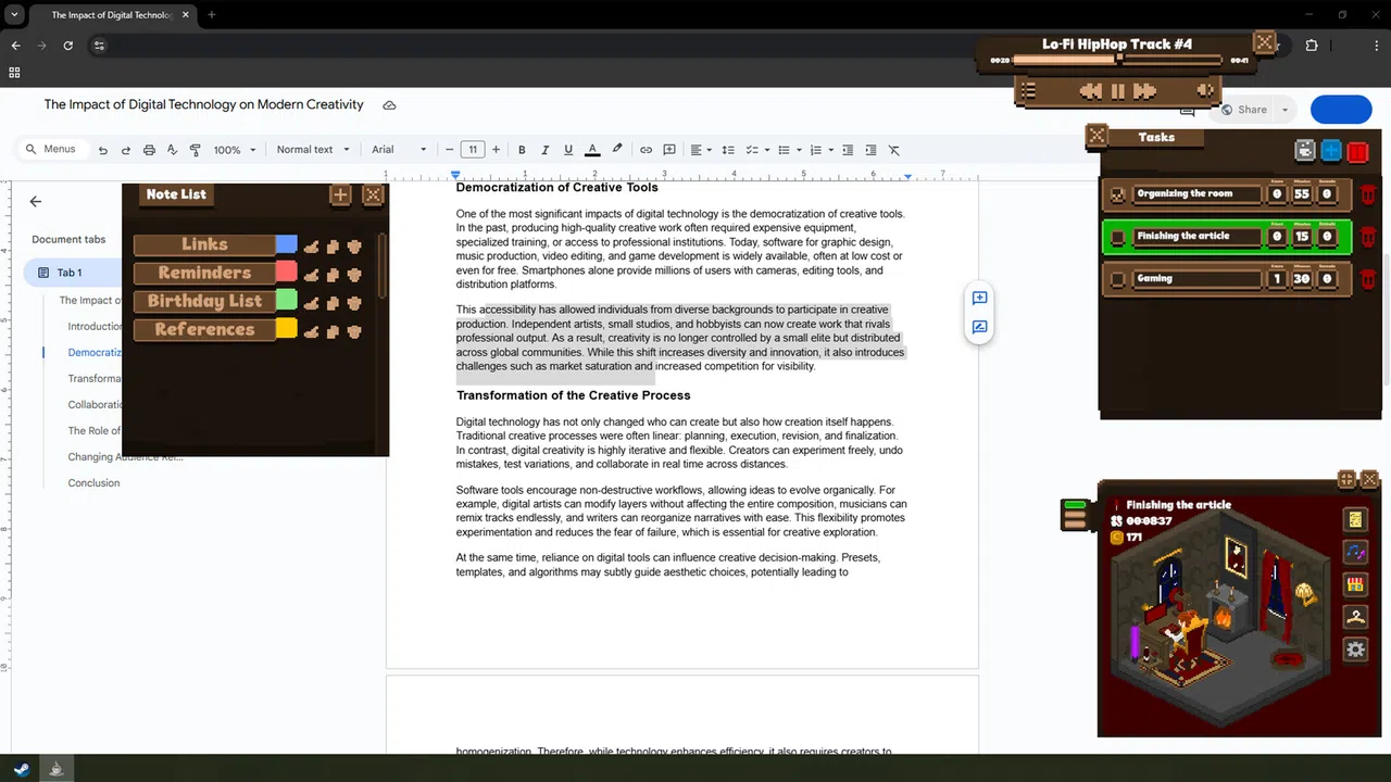Muse Corner Demo Screenshot 4