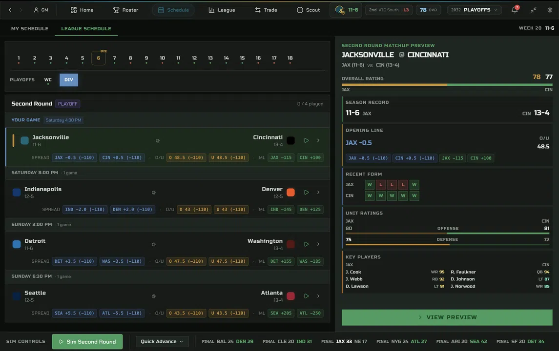 War Room Football Screenshot 4