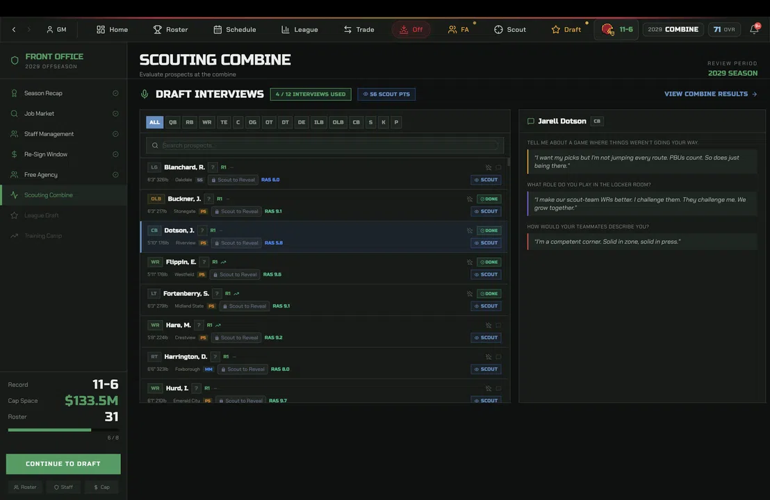 War Room Football Screenshot 19