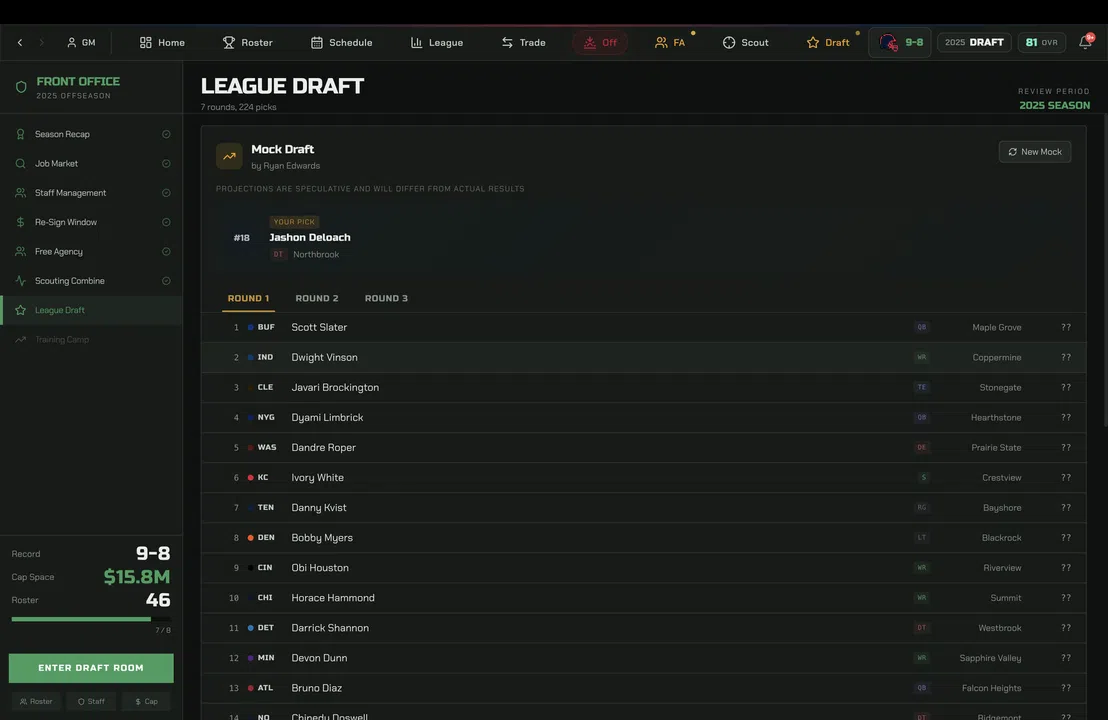 War Room Football Screenshot 16