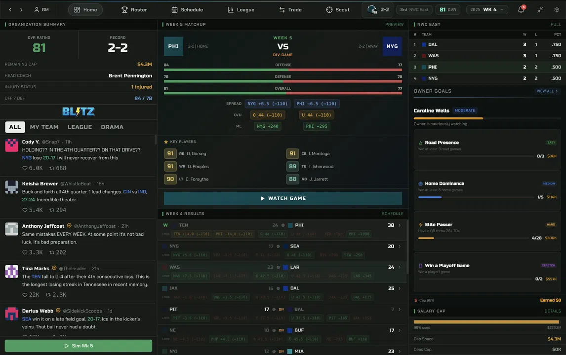 War Room Football Screenshot 5