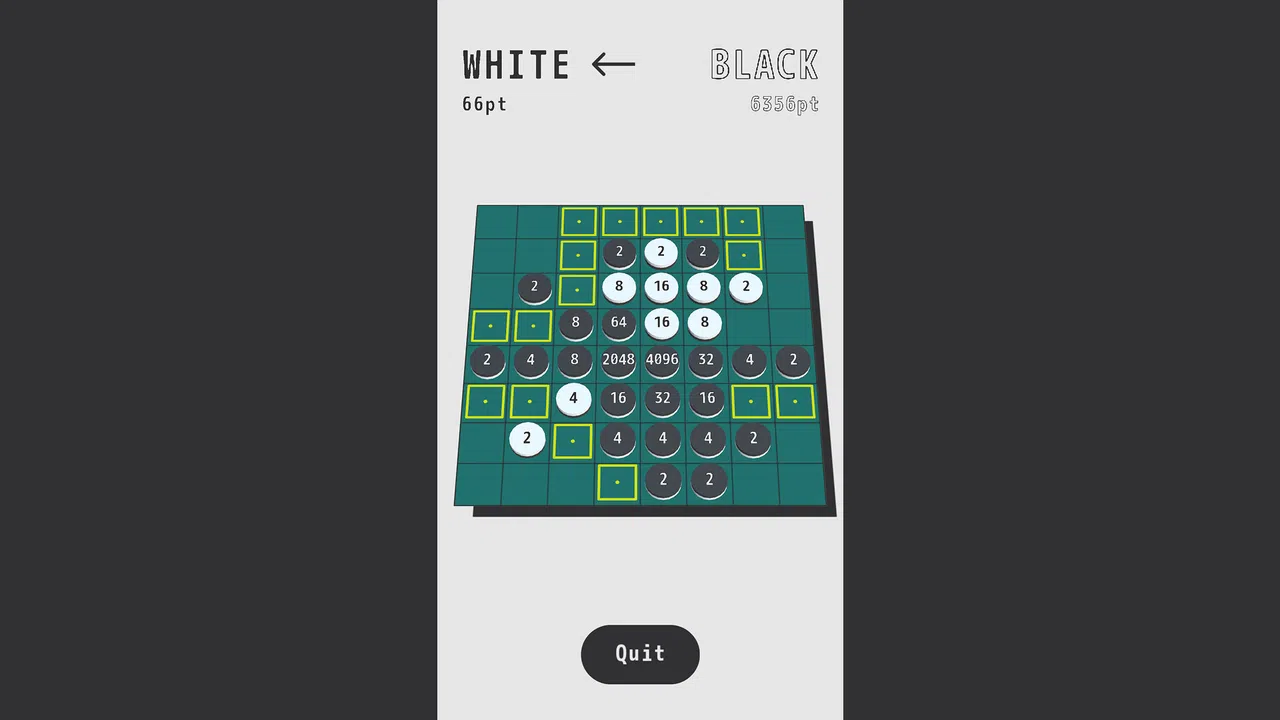 Reversi2048 Screenshot 2