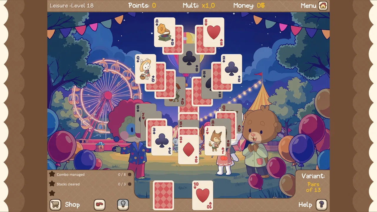 Clover Town Cozy Solitaire Screenshot 5