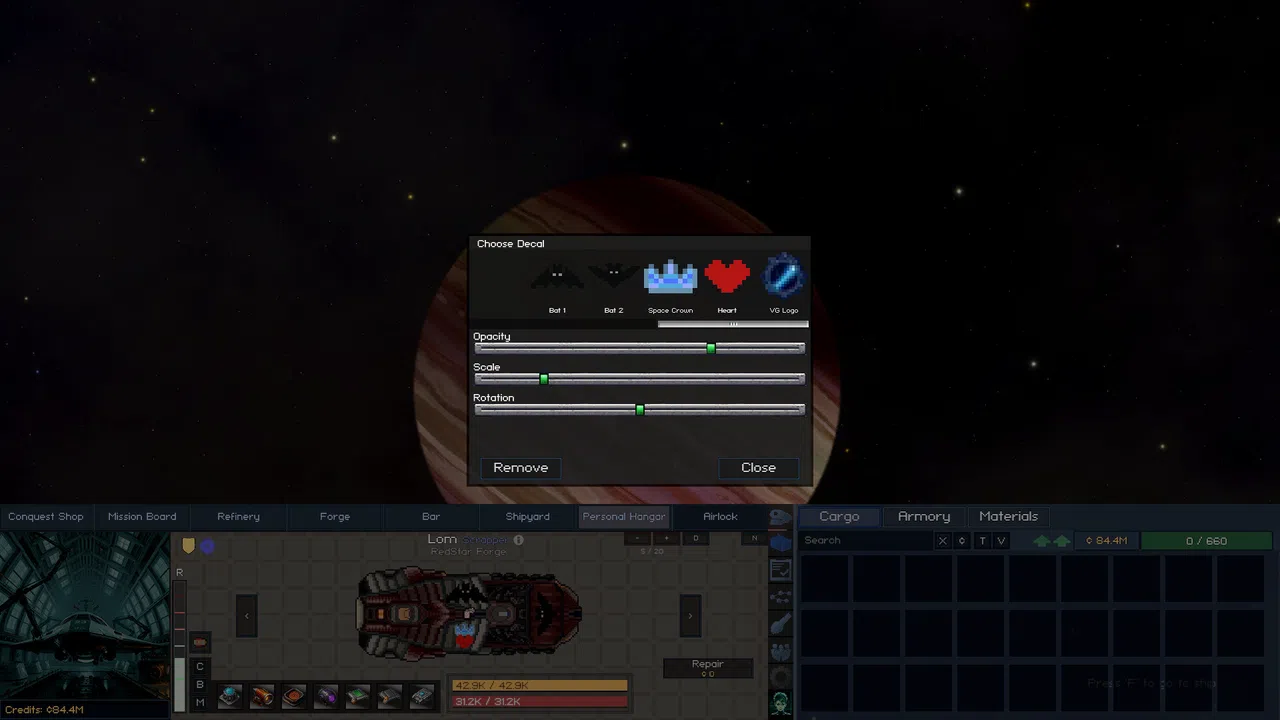 Vanguard Galaxy - Supporter Pack Screenshot 2