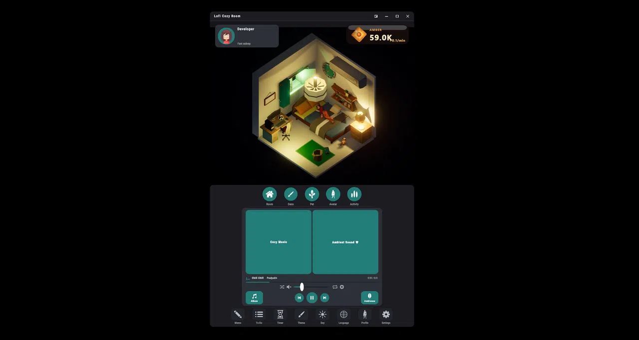 Lofi Cozy Room Screenshot 2