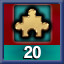 20 Puzzles Complete! icon