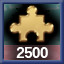 2,500 PIECES PLACED! icon