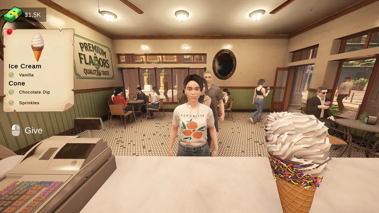 Livin' the Cream: Ice Cream Simulator Screenshot 0