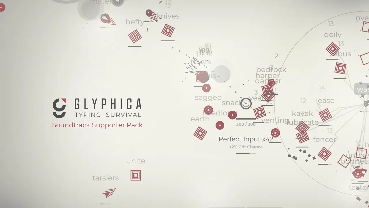 Glyphica: Typing Survival Soundtrack Screenshot 1