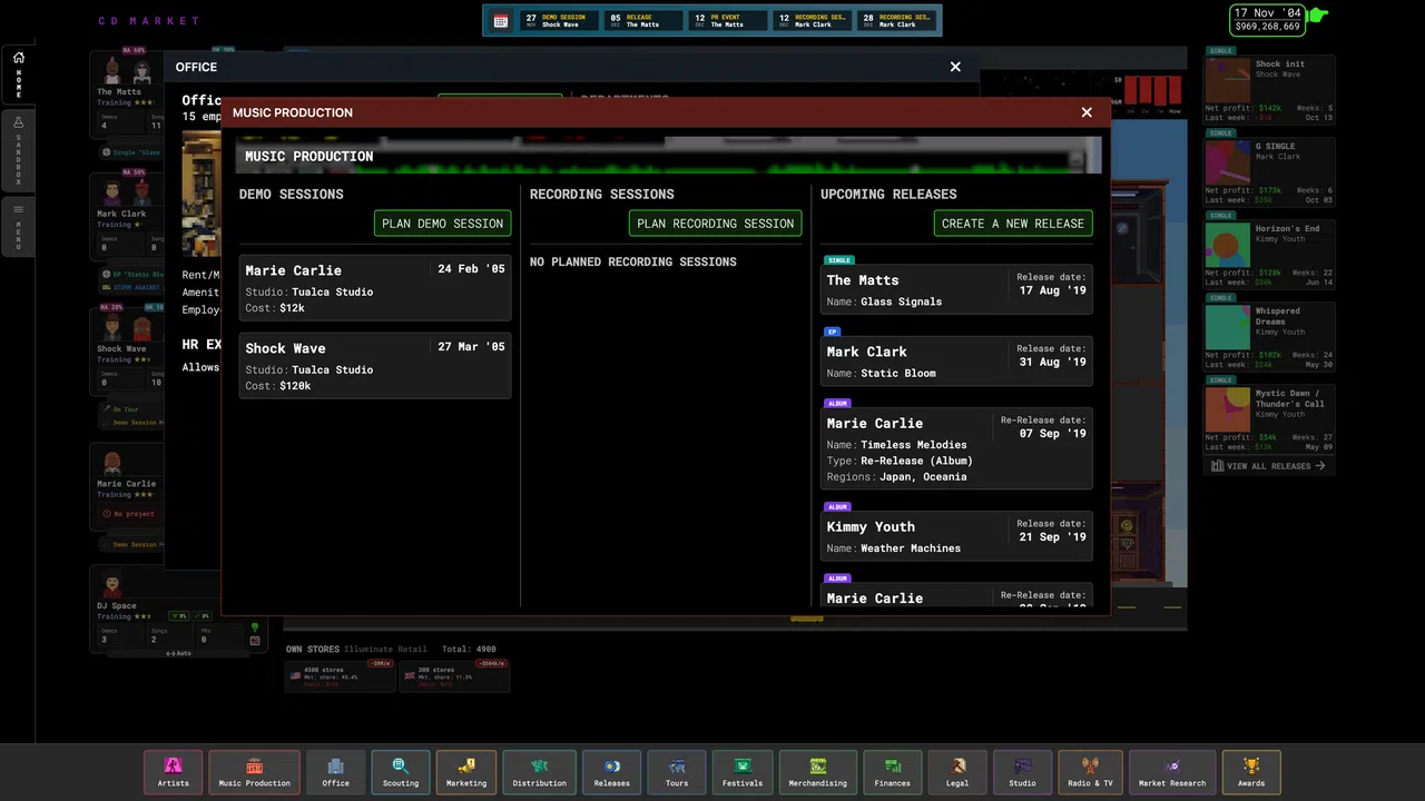CD Market - Music Label Sim Screenshot 2