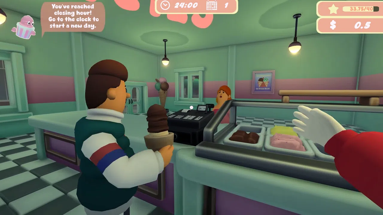 Ice Cream Together: A Cozy Parlor Simulator Demo Screenshot 2