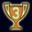 3rd place "Hard Level" icon