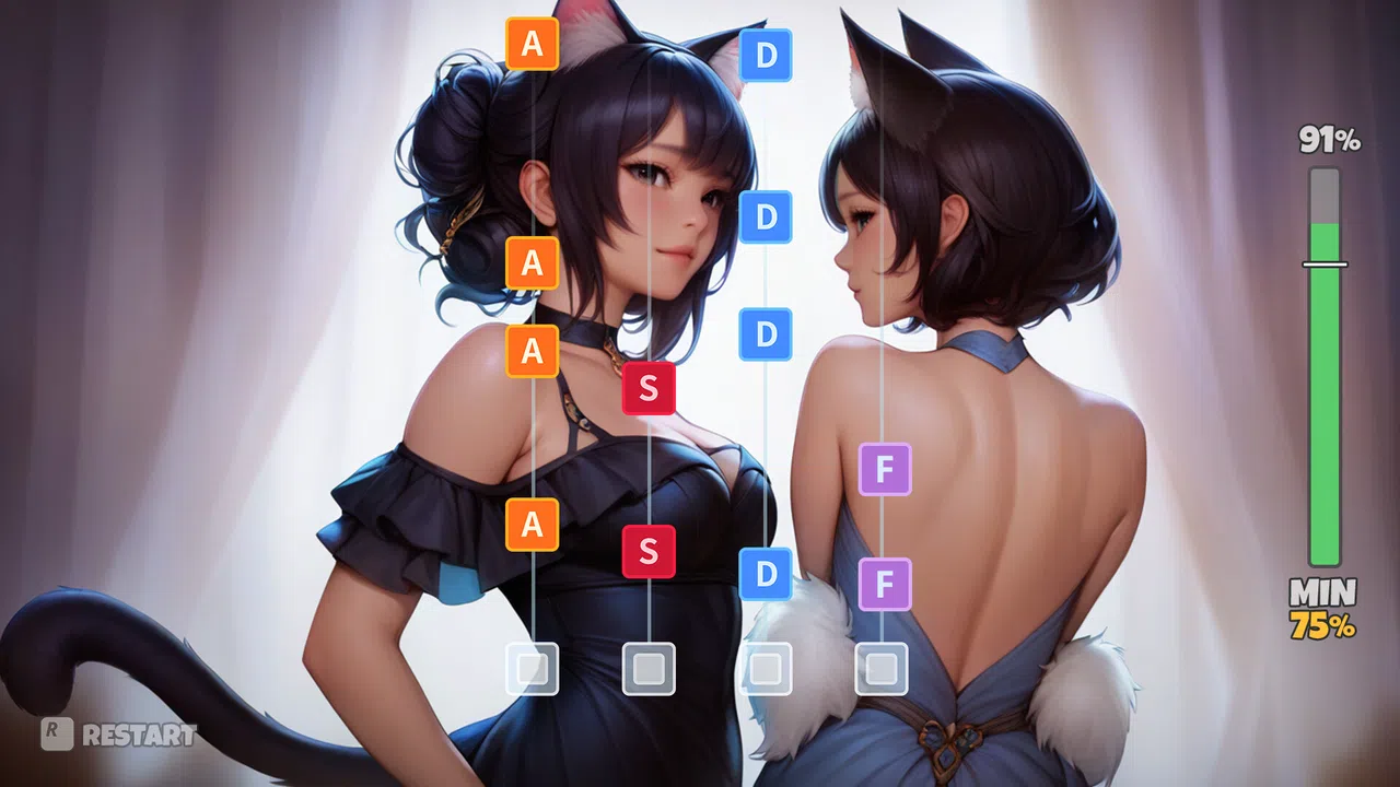 Catgirls Rhythm Game Screenshot 5