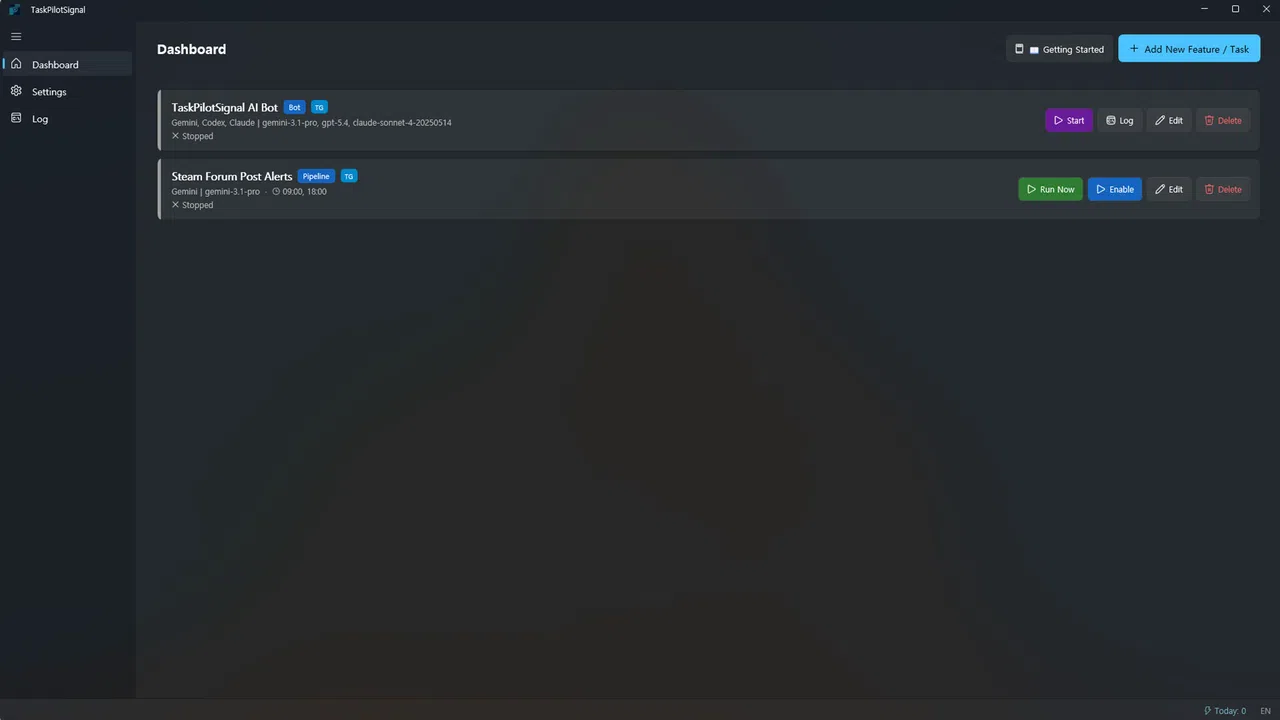 Task Pilot Signal Screenshot 0