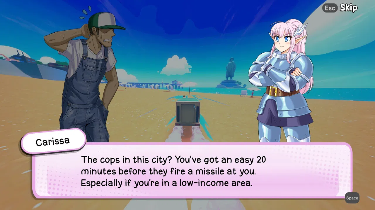 Truck-kun is Supporting Me from Another World?! Screenshot 1