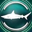 Blacktip shark icon