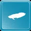 Silver arowana icon