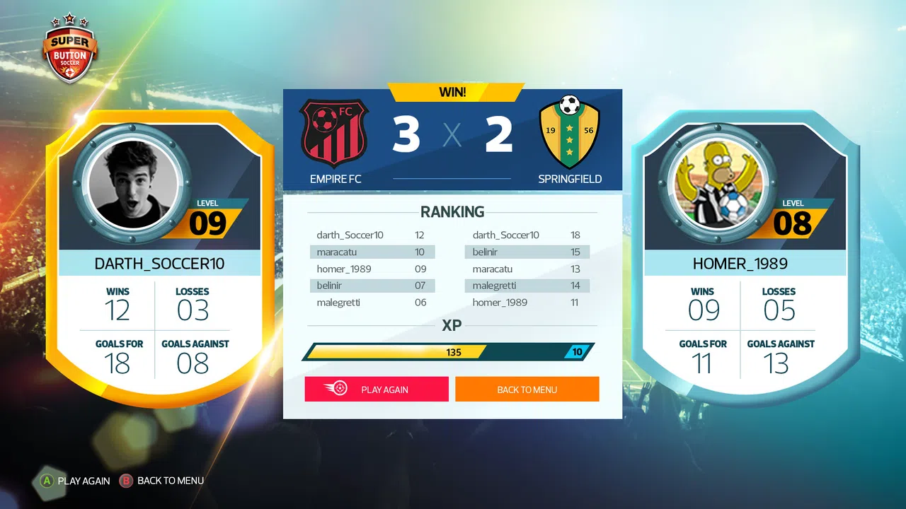 Super Button Soccer Screenshot 2