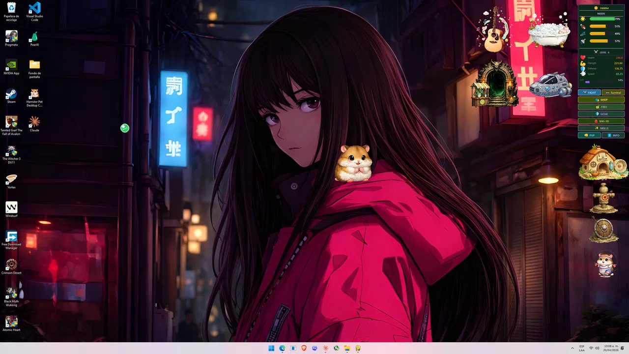 Hamster Pet: Desktop Companion Screenshot 2