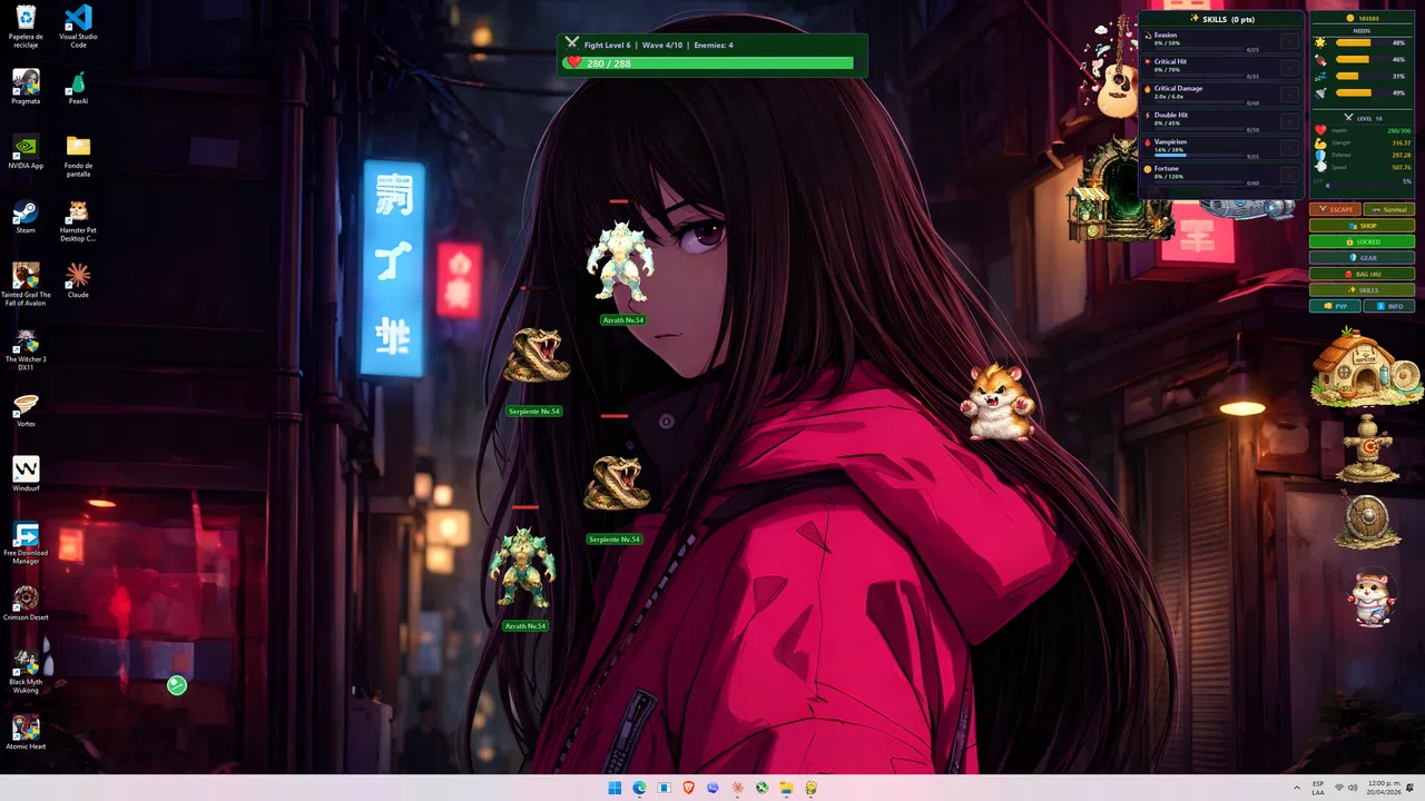 Hamster Pet: Desktop Companion Screenshot 1