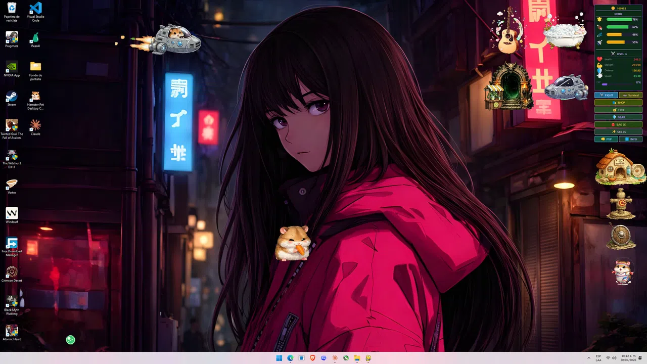 Hamster Pet: Desktop Companion Screenshot 3