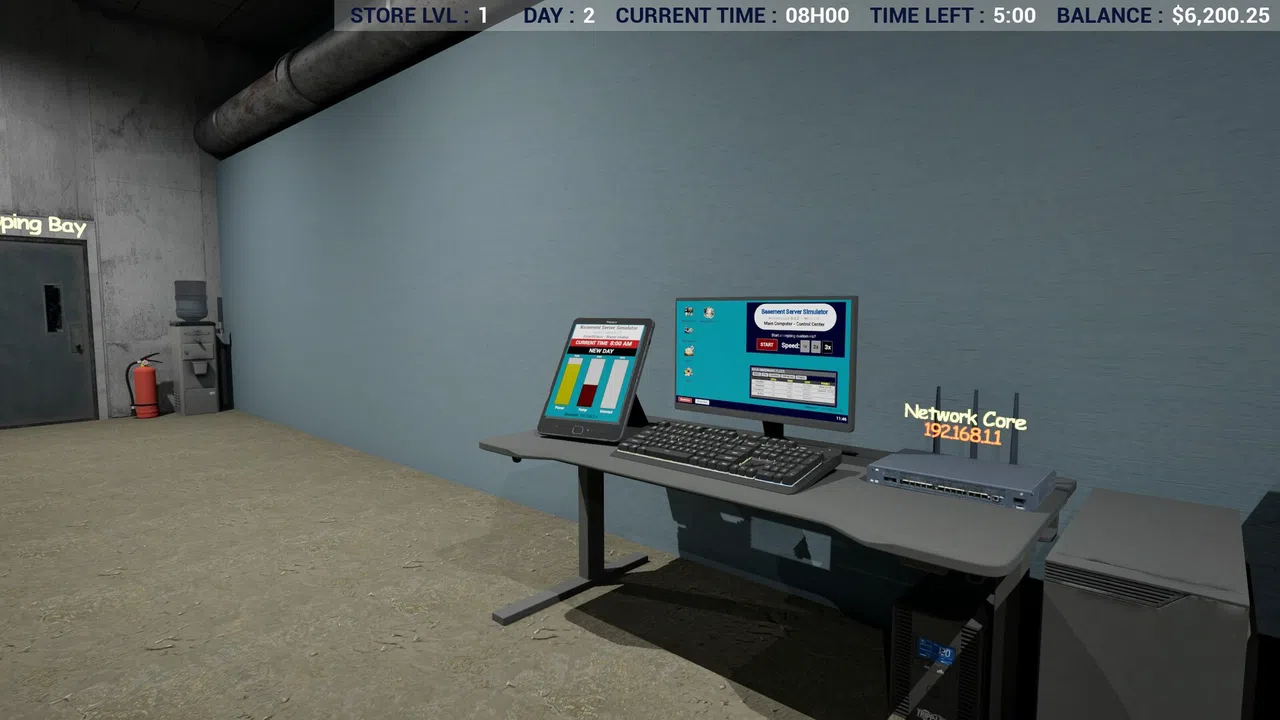 Basement Server Simulator Screenshot 0