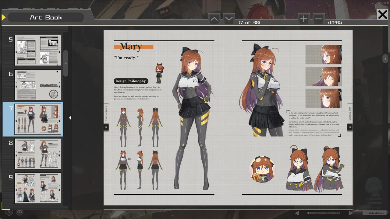Cavalry Girls - Art Book Screenshot 1