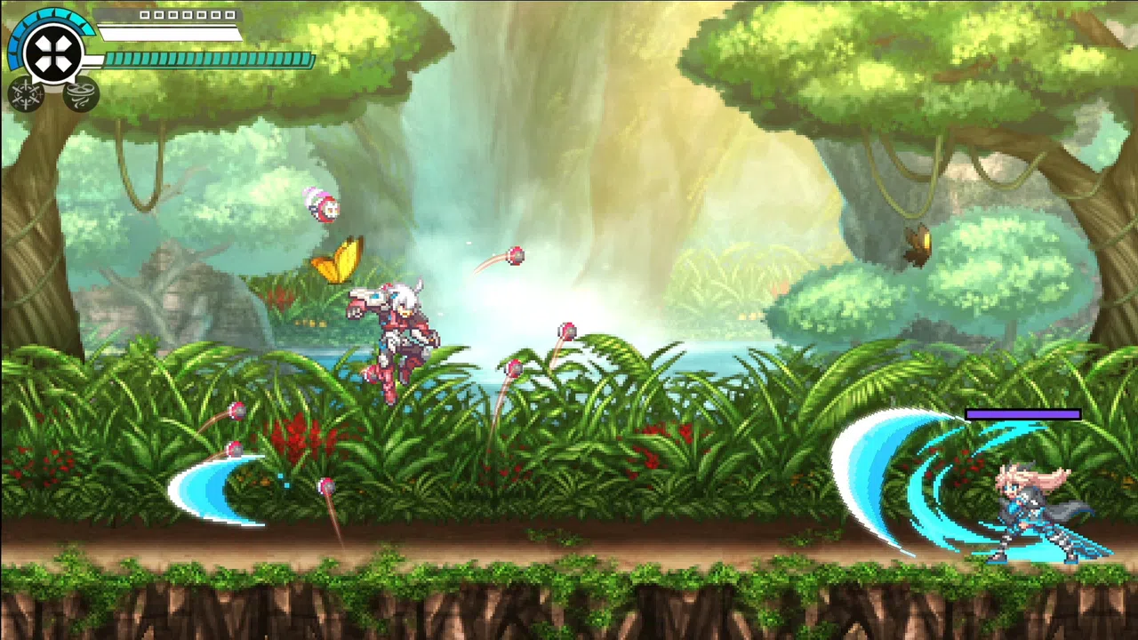 Gunvolt Chronicles: Luminous Avenger iX 2 - Special DLC boss "Kohaku Otori" from "COGEN: Sword of Rewind" Screenshot 4